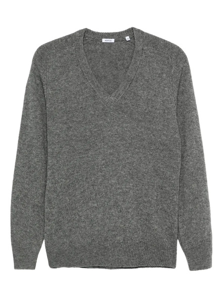  Aspesi Pull En Maille Fine - Gris 