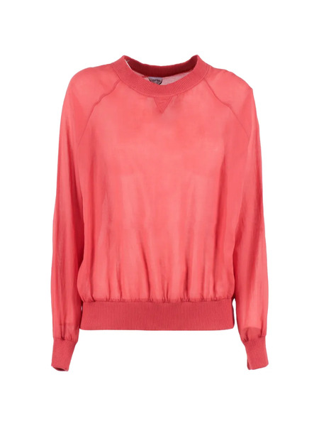  Aspesi Pull En Maille Nervurée - Rose 