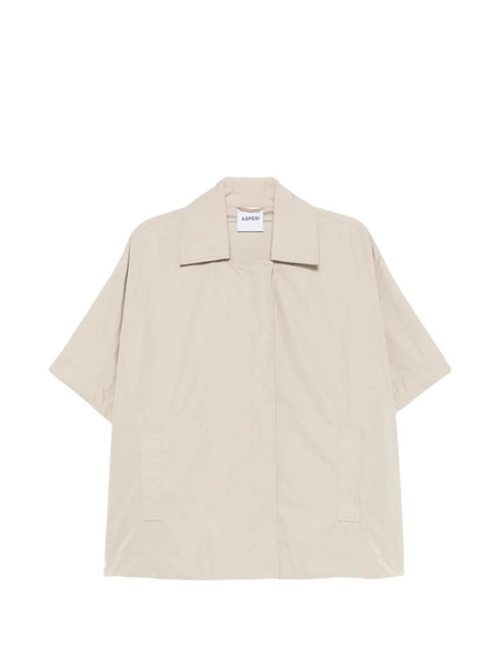  Aspesi Short-sleeve Concealed-fastening Jacket - Tons Neutres 