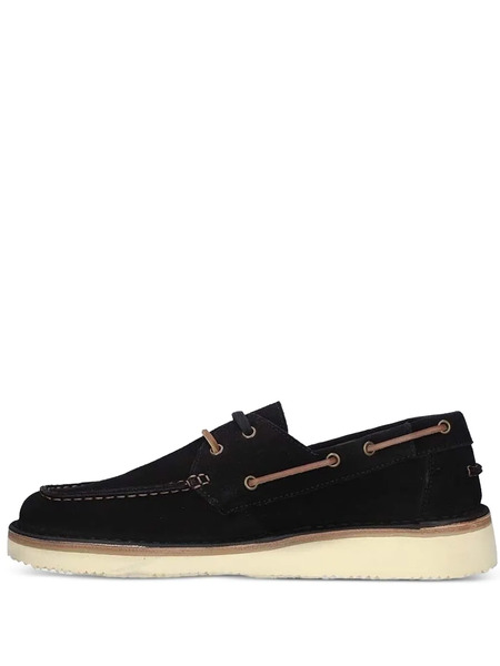  Astorflex Chaussures Bateau Boatflex En Daim - Noir 