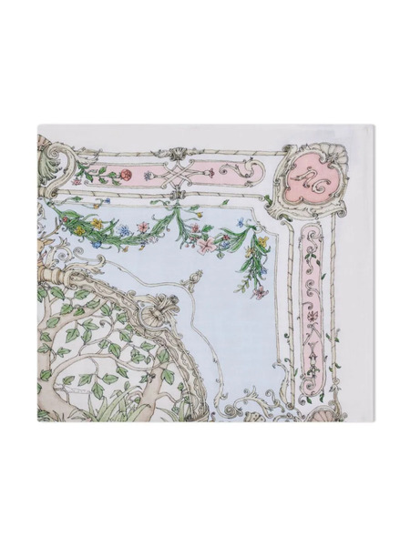  Atelier Choux Bavoir En Coton Biologique à Imprimé Graphique - Rose 