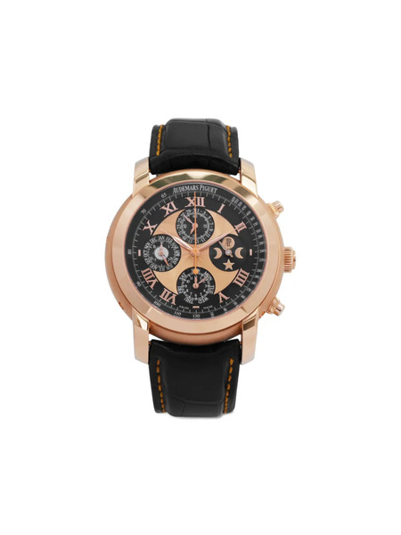  Audemars Piguet Montre Pre-owned Jules Audemars Arnold All Stars Perpetual Calendar 43 Mm (2000) - Noir 