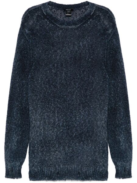  Avant Toi Pull à Effet Usé - Bleu 