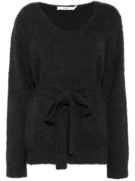  B+ab Pull En Maille Texturée - Gris 