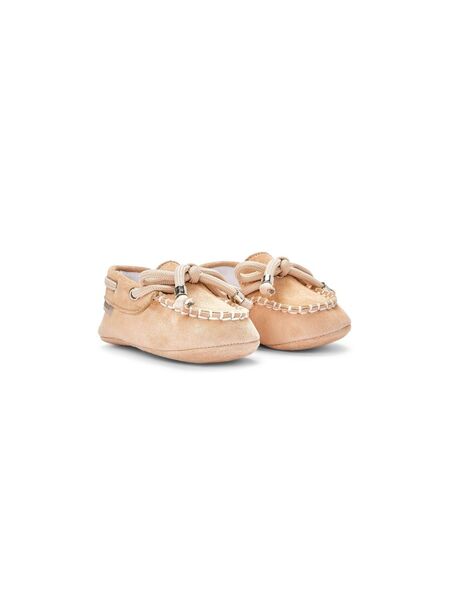  Babywalker Chaussures Pré-marche En Daim à Détails De Coutures - Tons Neutres 