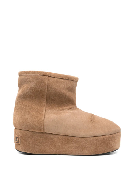  Balenciaga Bottines Alaska à Plateforme - Marron 