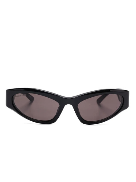  Balenciaga Eyewear Lunettes De Soleil Bb0387s - Noir 