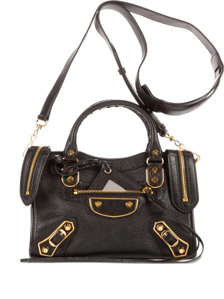  Balenciaga Pre-owned Sac En Cuir à Ornements Métalliques (années 2010) - Noir 