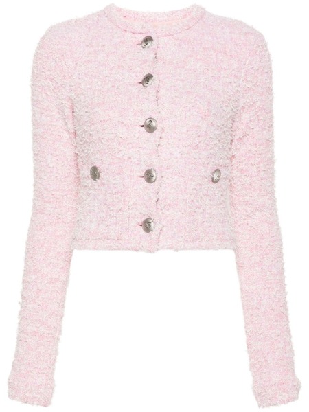  Balenciaga Veste à Coupe Crop - Rose 