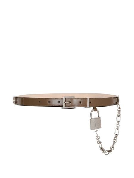  Balmain Ceinture En Cuir - Marron 