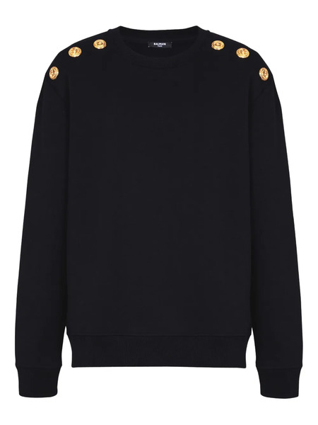  Balmain Pull En Jersey - Noir 