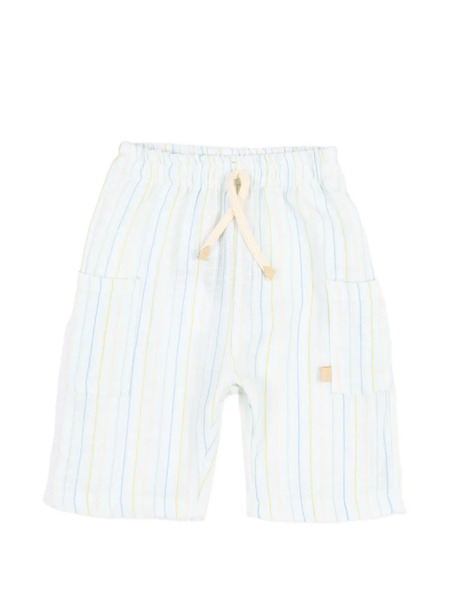  Bamboom Short à Rayures - Blanc 