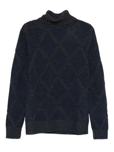  Barba Pull à Losanges - Bleu 