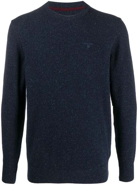  Barbour Pull à Logo Brodé - Bleu 