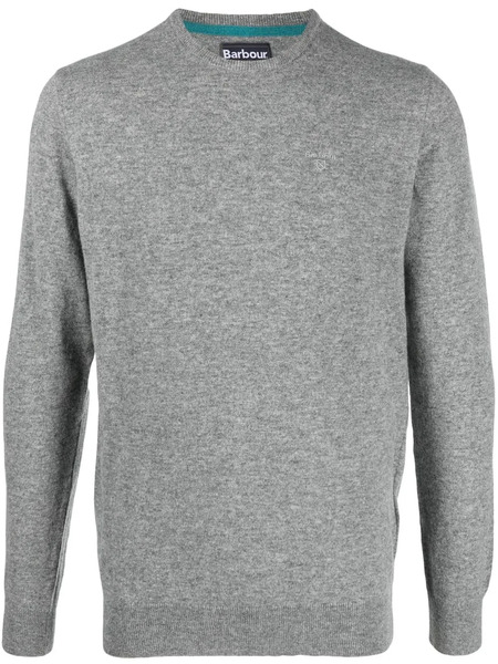  Barbour Pull à Logo Brodé - Gris 