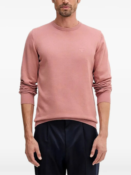  Barbour Pull à Logo Brodé - Rose 