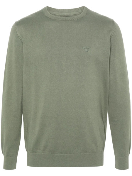  Barbour Pull à Logo Brodé - Vert 