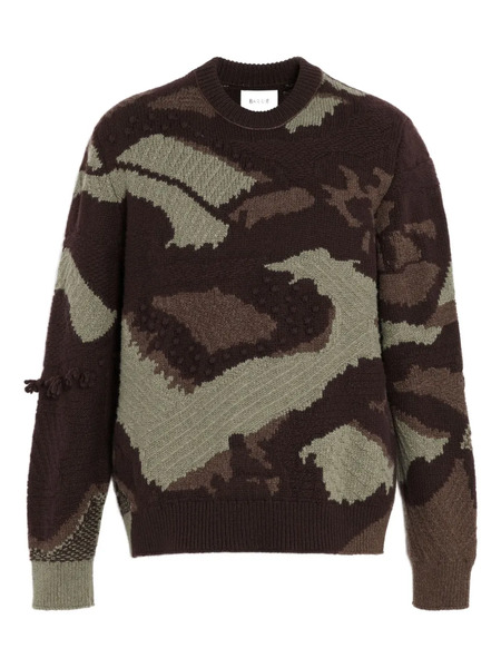  Barrie Pull En Maille Intarsia - Marron 