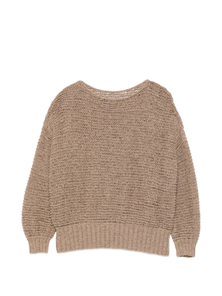  Base Pull En Maille - Marron 