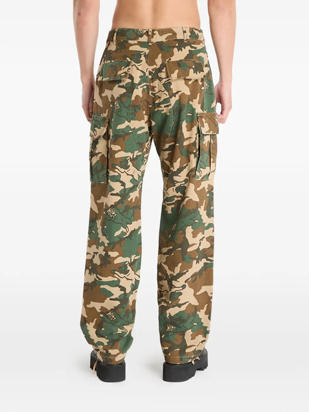  Billionaire Boys Club - Ice Cream Pantalon Cargo Running Dog Woodland à Motif Camouflage - Vert 