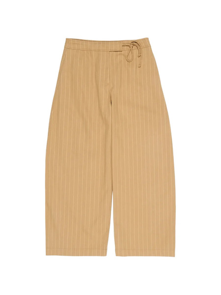 Bimba Y Lola Pantalon Barrel à Rayures - Tons Neutres 