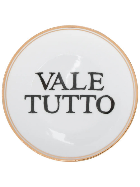  Bitossi Home Assiette Vale Tutto - Blanc 