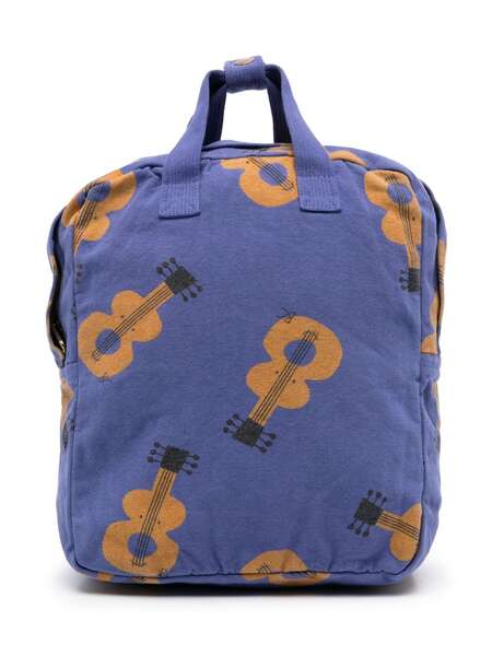  Bobo Choses Sac à Dos En Coton à Imprimé Graphique - Violet 