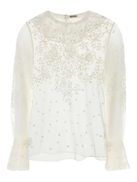  Bode Blouse Middlemist - Blanc 