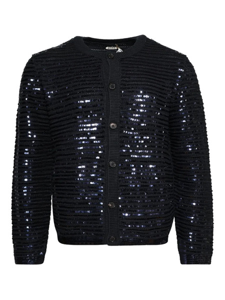 Bode Cardigan à Sequins - Noir 