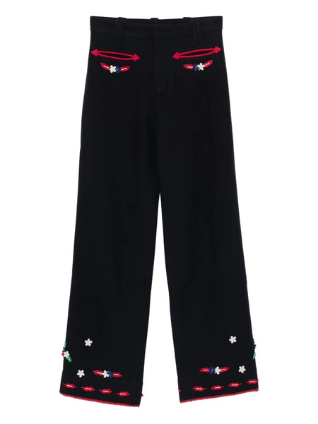  Bode Pantalon Carroll - Bleu 