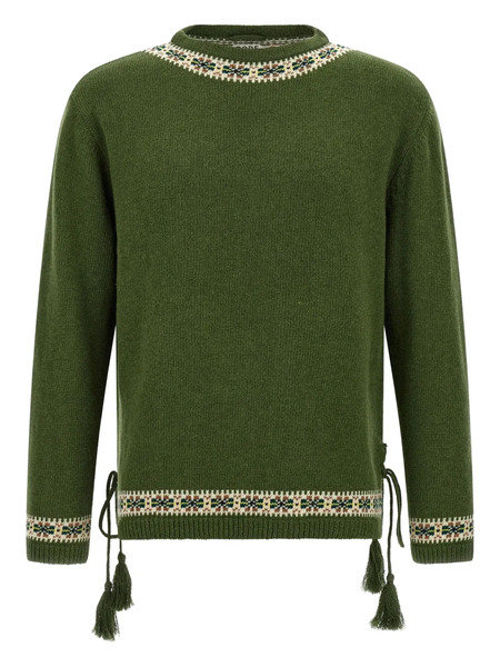  Bode Pull En Jacquard - Vert 