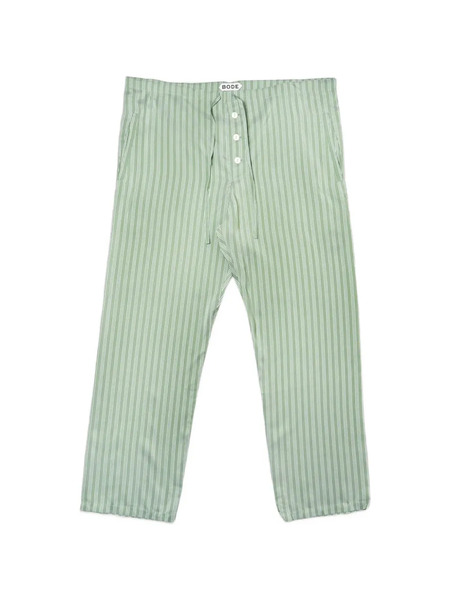  Bode Pyjama Sylvan à Rayures - Vert 