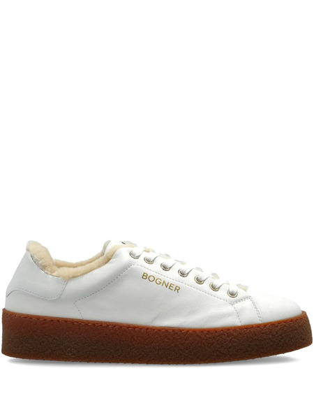  Bogner Baskets Lucerne à Doublure Lainée - Blanc 