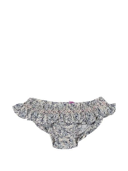  Bonpoint Bas De Bikini à Fleurs - Bleu 