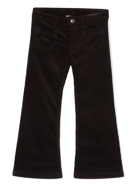  Bonpoint Pantalon En Velours Côtelé à Coupe Ample - Marron 