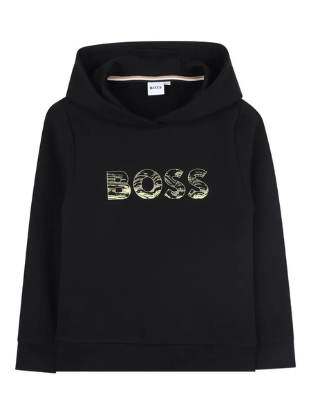  Boss Kidswear Hoodie à Motif Monogrammé - Noir 