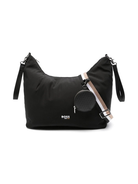  Boss Kidswear Sac à Langer à Logo Imprimé - Noir 