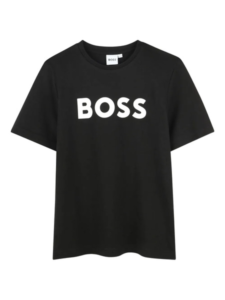  Boss Kidswear T-shirt à Logo Imprimé - Noir 