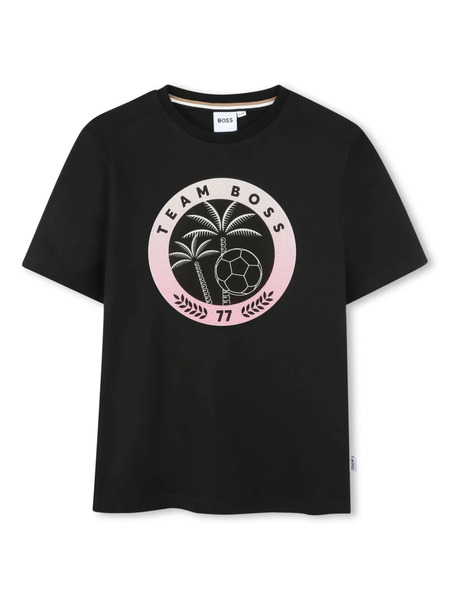  Boss Kidswear T-shirt à Manches Courtes - Noir 