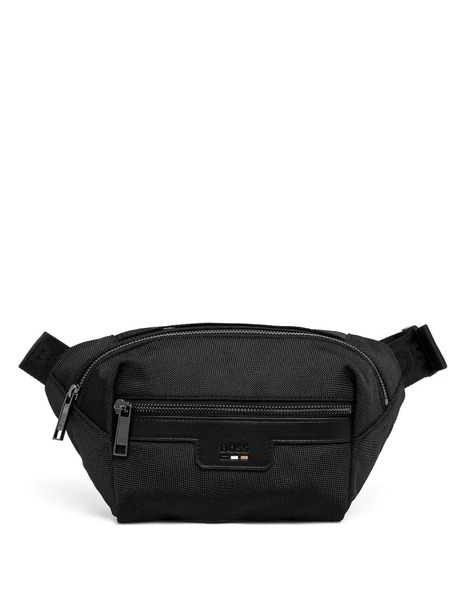  Boss Sac Banane Zippé Re-nylon - Noir 