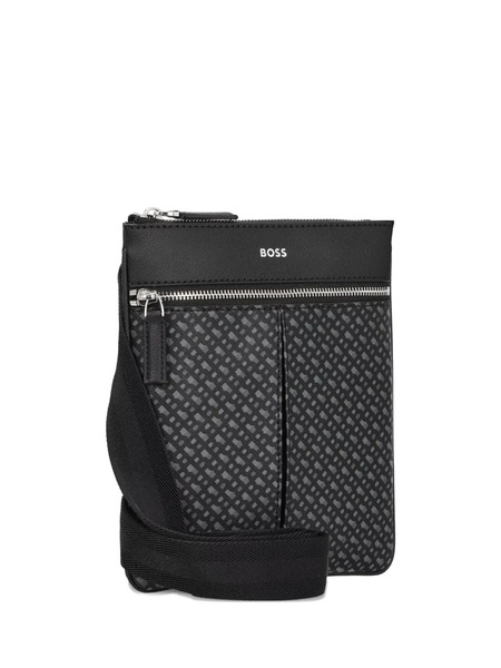  Boss Sacoche Zair à Motif Monogrammé - Noir 