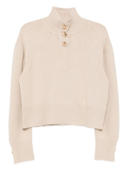  Brandon Maxwell Pull Henley - Tons Neutres 