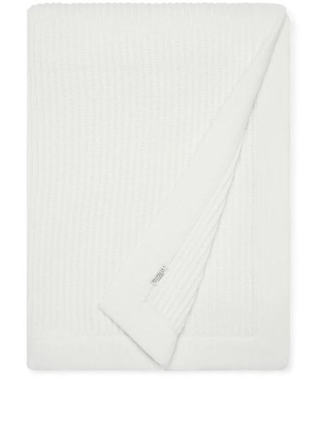  Brunello Cucinelli Couverture Nervurée En Cachemire - Gris 