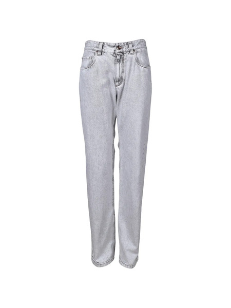  Brunello Cucinelli Jean Retro-fit - Gris 
