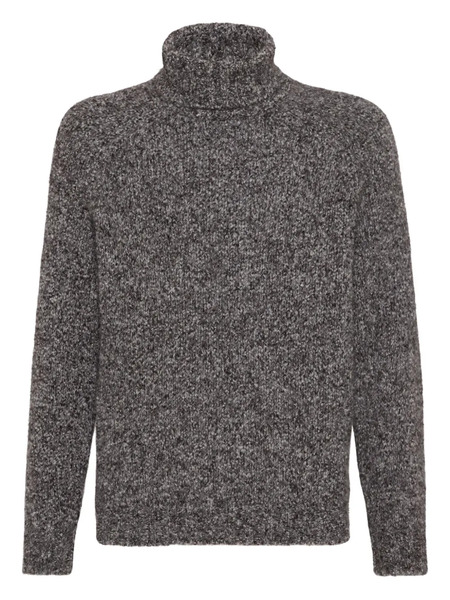  Brunello Cucinelli Pull Texturé - Gris 