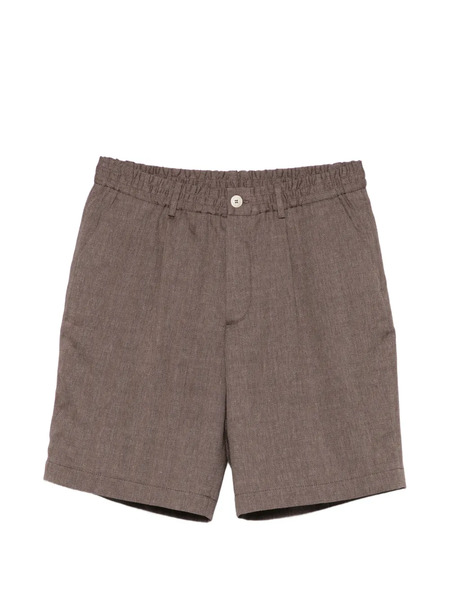  Brunello Cucinelli Short à Taille élastiquée - Marron 