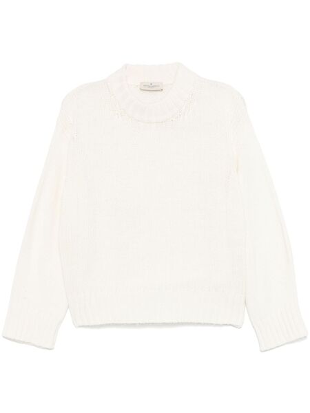  Bruno Manetti Pull En Cachemire - Blanc 