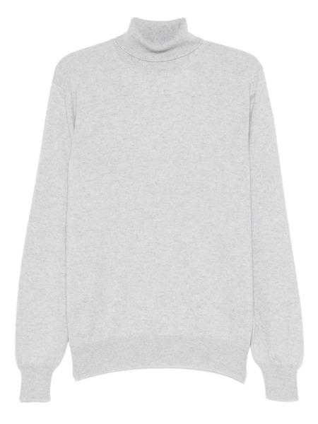 Bruno Manetti Pull En Maille Fine - Gris 