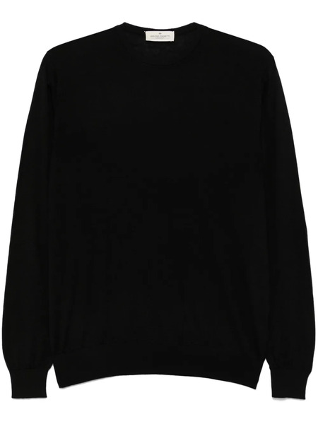  Bruno Manetti Pull En Maille Fine - Noir 
