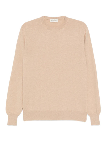  Bruno Manetti Pull En Maille Fine - Tons Neutres 